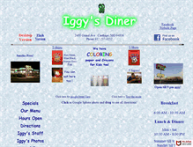 Tablet Screenshot of iggysdiner.com